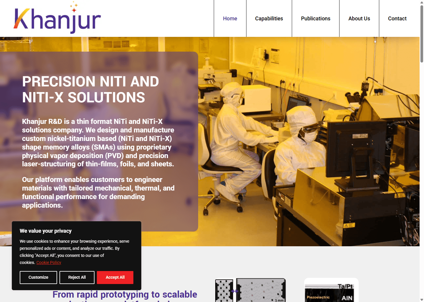 Khanjur website screenshot